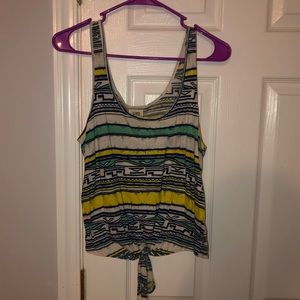 Tie Front Tank Top